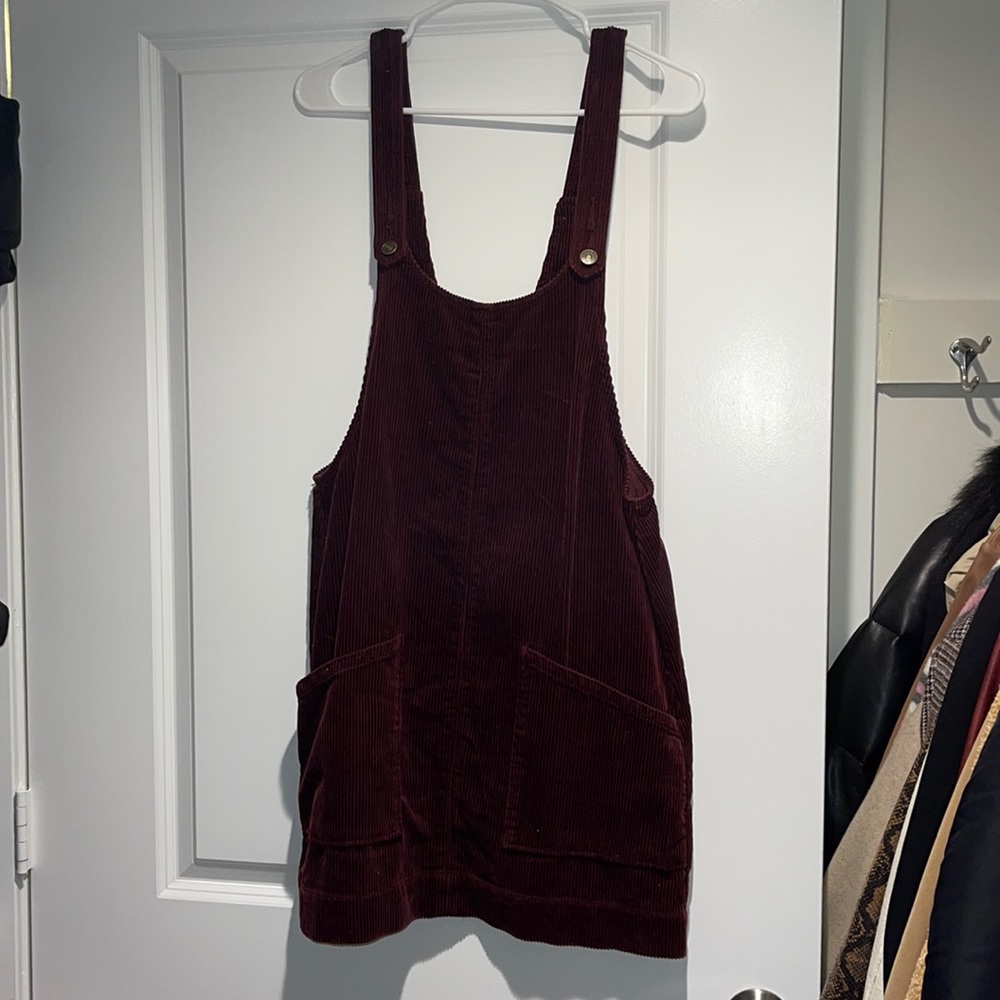 Corduroy Overall Dress